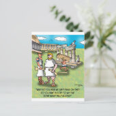 Rome was niet op een dag gebouwd? briefkaart (Staand voorkant)