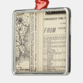 Rome, Watertown en Ogdensburg Railroad 2 Metalen Ornament (Links)