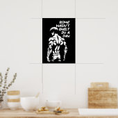 Rome werd niet in één dag gebouwd - Anime Bodybuil Poster (Keuken)