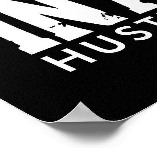 Rome werd niet in één dag gebouwd – Hustle & Grind Poster (Hoek)