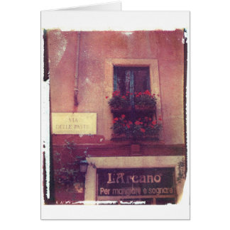 Rome Window met Geraniums