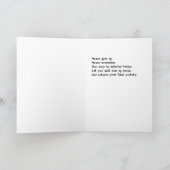 "Rome zal nooit. vergeten. ", Wenskaart Kaart (Binnen)