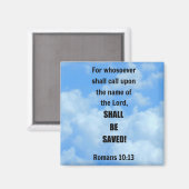 Romeinen 10:13 magneet (Voorkant / Achterkant)
