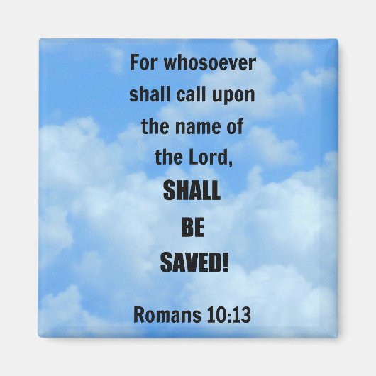 Romeinen 10:13 magneet (Voorkant)