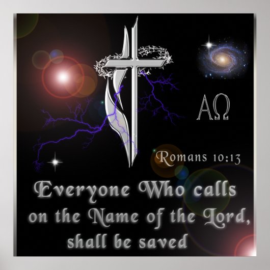Romeinen 10:13 Poster (Voorkant)