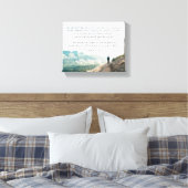 Romeinen 10:14-15 Hoe zullen ze hem dan bellen? Canvas Afdruk (Insitu (Slaapkamer))