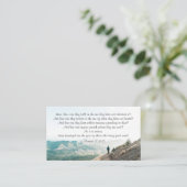 Romeinen 10:14-15 Hoe zullen ze hem dan bellen? Visitekaartje (Staand voorkant)