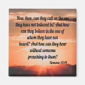 Romeinen 10:14 magneet (Voorkant)
