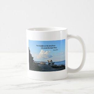 Romeinen 10:15 Hoe mooi zijn de voeten... Koffiemok