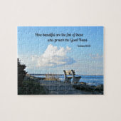 Romeinen 10:15 Hoe mooi zijn de voeten.. Legpuzzel (Horizontaal)