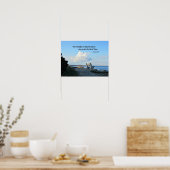 Romeinen 10:15 Hoe mooi zijn de voeten.. Poster (Keuken)