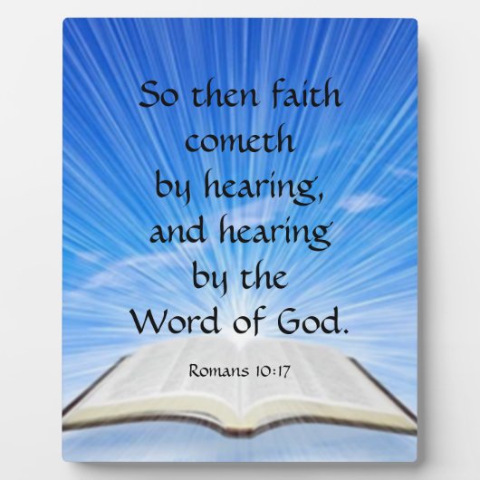 Romeinen 10:17 fotoplaat (Voorkant)