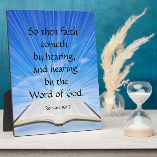 Romeinen 10:17 fotoplaat (Zijkant)