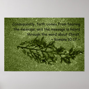 Romeinen 10:17 poster