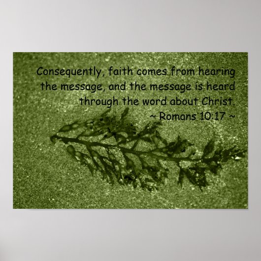 Romeinen 10:17 poster (Voorkant)