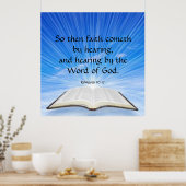 Romeinen 10:17 poster (Keuken)