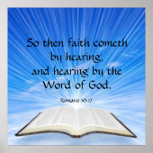 Romeinen 10:17 poster (Voorkant)