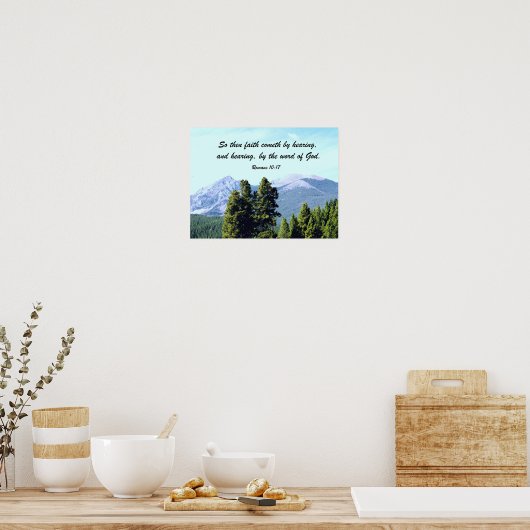 Romeinen 10:17 poster (Keuken)