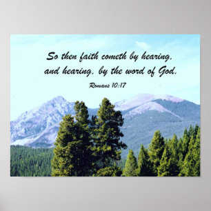 Romeinen 10:17 poster