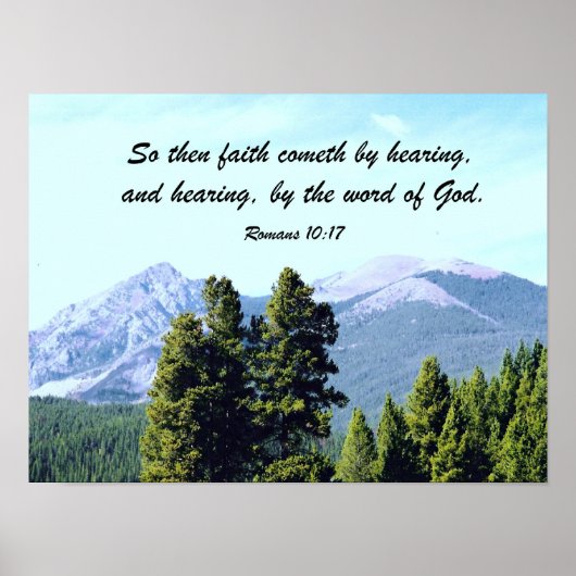 Romeinen 10:17 poster (Voorkant)