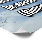 Romeinen 10:8-9 WEBU Perfect Poster (Hoek)