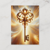 Romeinen 10:9-10 KJV Kaarten - Sleutel - Hoe te wo Visitekaartje (Voorkant)