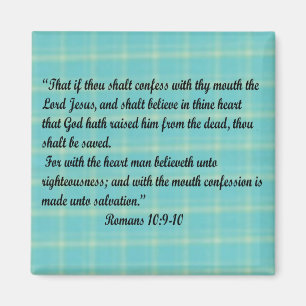 Romeinen 10:9-10 magneet