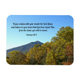 Romeinen 10:9 Als je begaat met je mond... Magneet