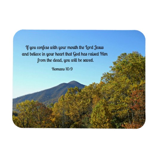 Romeinen 10:9 Als je begaat met je mond... Magneet (Horizontaal)