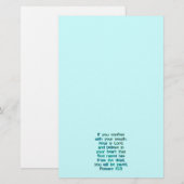 Romeinen 10:9 briefpapier (Voorkant / Achterkant)