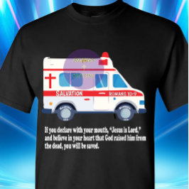 Romeinen 10:9 Schrift - Christelijk - Verlossing T-shirt