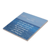 Romeinen 11:33 O de diepte van de rijkdom... Tegeltje (Zijkant)