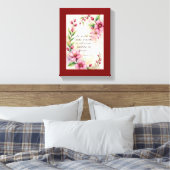 Romeinen 12:12 Bijbelvers Canvas Afdruk (Insitu (Slaapkamer))