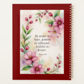 Romeinen 12:12 Bijbelvers Planner (Achterkant)