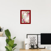Romeinen 12:12 Bijbelvers Poster (Thuiskantoor)
