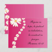 Romeinen 12:12 briefkaart (Voorkant / Achterkant)