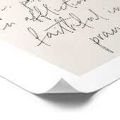 Romeinen 12:12 Minimale Boho Beige Arch Poster (Hoek)