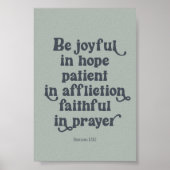 Romeinen 12:12 poster (Voorkant)