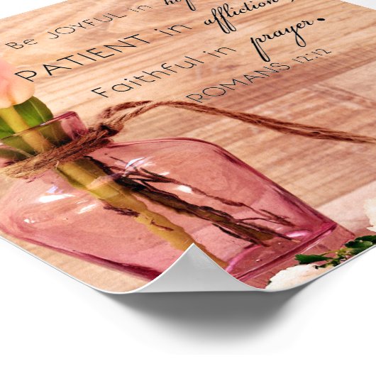 Romeinen 12:12 poster (Hoek)