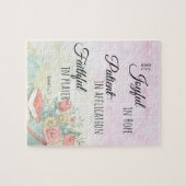 Romeinen 12:12 Wees blij in Hope bible verse Legpuzzel (Horizontaal)