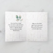 Romeinen 12:12 Wees hoopvol, trouw in de gebeden Kaart (Binnen)