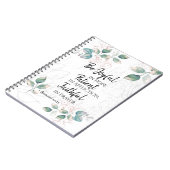 Romeinen 12:12 Wees hoopvol, trouw in de gebeden Notitieboek (Linkerzijde)