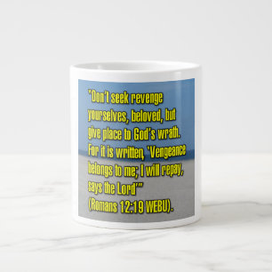 Romeinen 12:19 WEBU Mug Grote Koffiekop