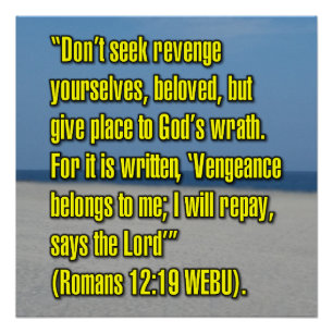 Romeinen 12:19 WEBU Perfect Poster