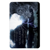 Romeinen 12:19 WRAAK | Lion & Lightning Magneet (Verticaal)