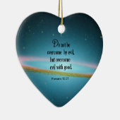 Romeinen 12:21 keramisch ornament (Rechts)