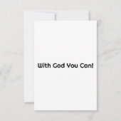 Romeinen 12:21 KJV Bijbel Verse Pic Flat Greeting Kaart (Achterkant)