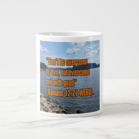Romeinen 12:21 WEBU Mok (Voorkant)