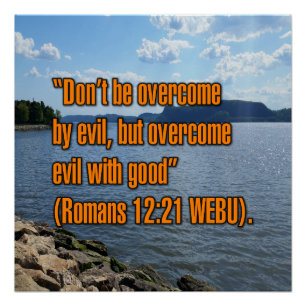 Romeinen 12:21 WEBU Perfect Poster