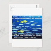 Romeinen 12:2 briefkaart (Voorkant / Achterkant)